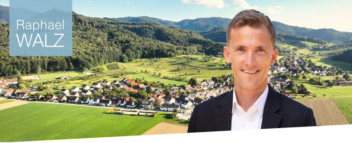 Raphael Walz – Bürgermeisterwahl Heuweiler am 14. Mai 2023